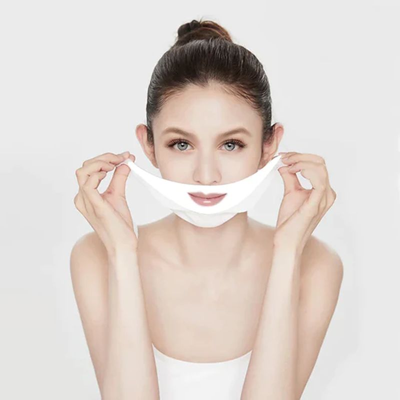 MASCHERA LIFTING V SHAPE PER IL VISO E RIDUTTORE DEL DOPPIO MENTO