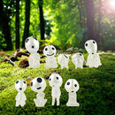 Leuchtende Gartengeist-Miniaturfiguren