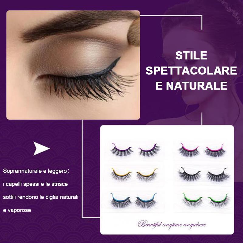 Adesivi riutilizzabili per eyeliner e ciglia(4 paia)_