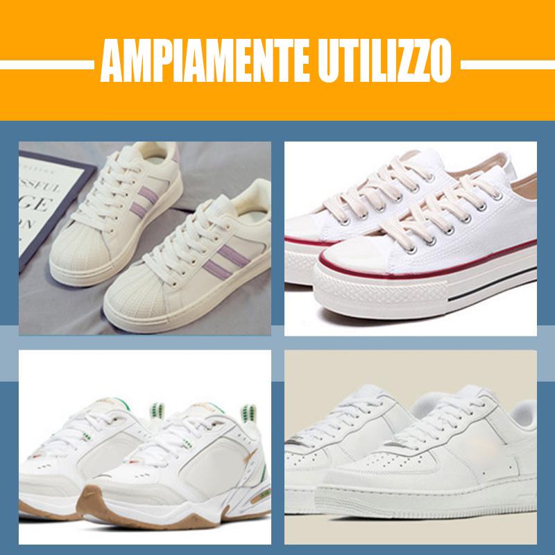 Gel detergente sbiancante per scarpe