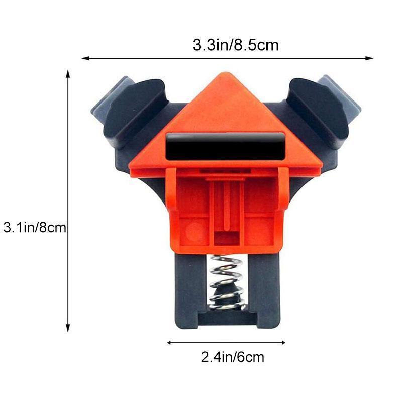 90 ° MORSETTO AUTOMATICO AD ANGOLO RETTO (4PZ)