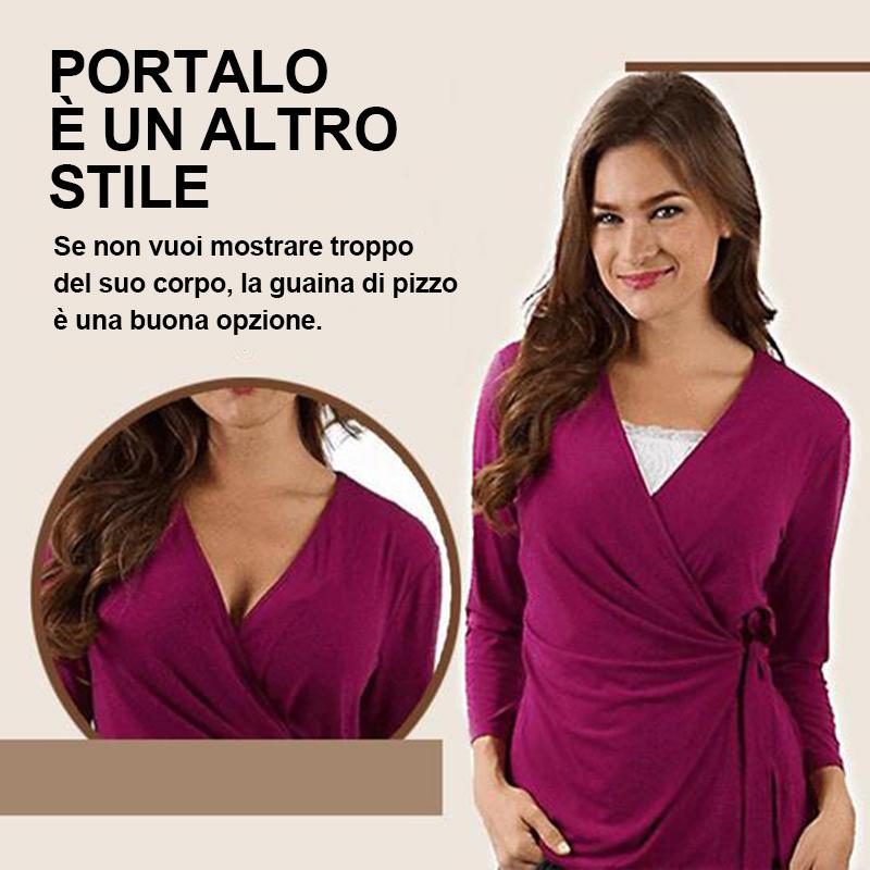 Reggiseno di pizzo invisibile con privacy