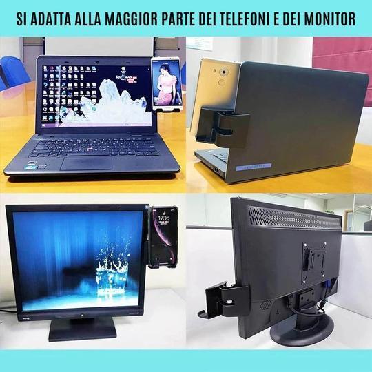 SUPPORTO PER TELEFONO LATERALE PER LAPTOP