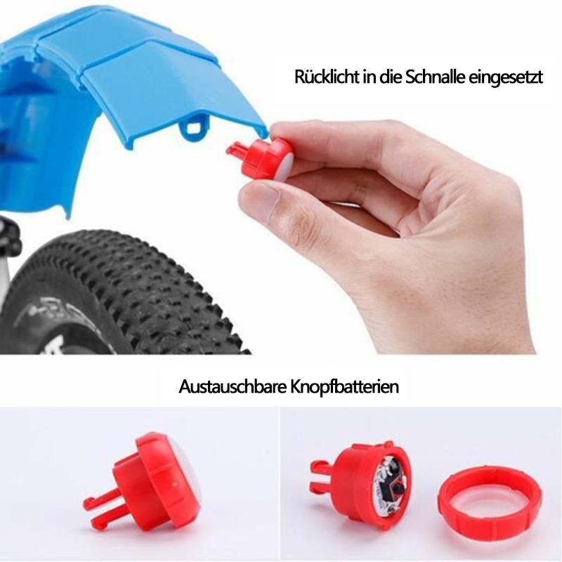 Super druckfester Fahrrad einziehbarer Kotflügel mit Rücklichtern