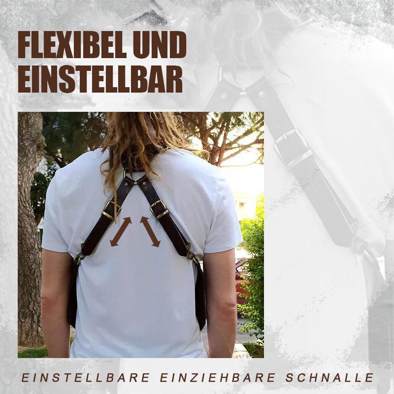 Achseltasche mit doppelter Schulter