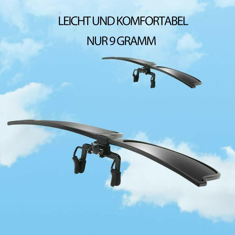 Polarisierte Clip-On-Clip-Top-Sonnenbrille aus Metall für Korrektionsbrillen