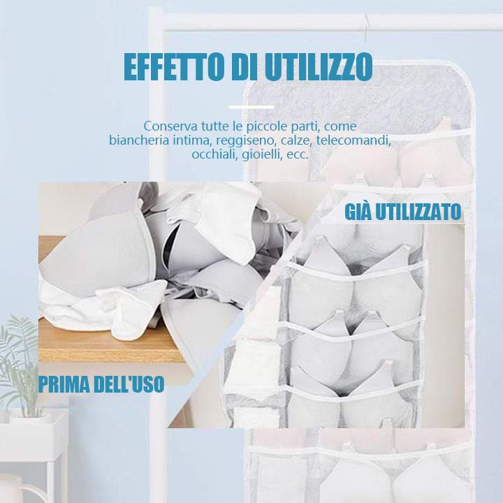 Organizer per intimo appeso su due lati