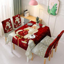 WEIHNACHTSDEKORATION STUHLBEZUG UND TISCHDECKE