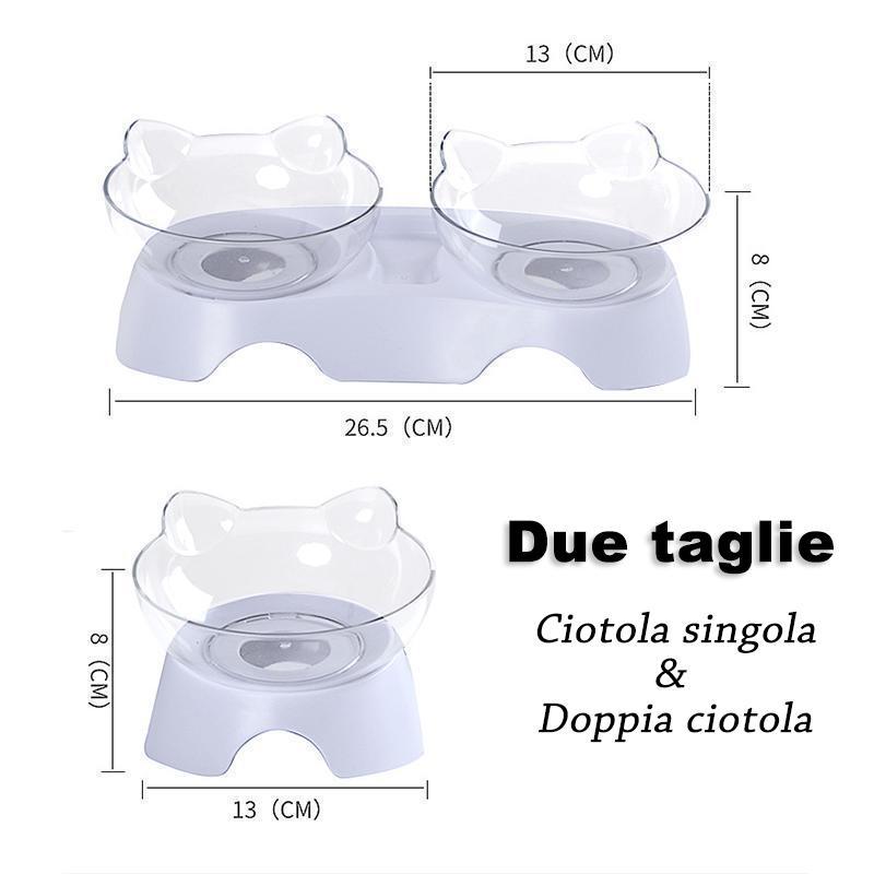 Ciotola per gatti (singola / doppia)