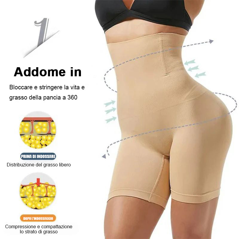 Pantaloncini da donna con fascia addominale