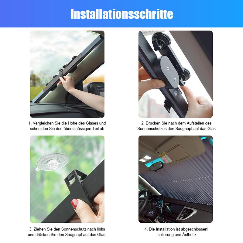 Aluminium Teleskop-Sonnenschirm