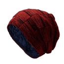 Warme Strickmütze und Schal set