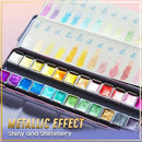 Metallic-Aquarell-Malerei-Set