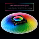 Farbige Regenbogen-Rund Puzzles Mit Farbverlauf