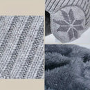 Winter Beanie Mütze Schal Sets Warme Strickmütze