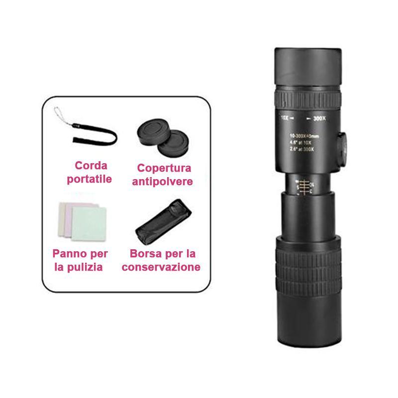 Binocolo per avvistamento super telescopio 4K 10-300X40mm