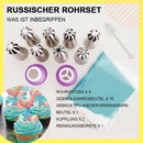 Spritztüllen Set aus Edelstahl