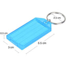 Schlüsselringe zur Beschriftung mit Split-Ring-Beschriftungsfenster