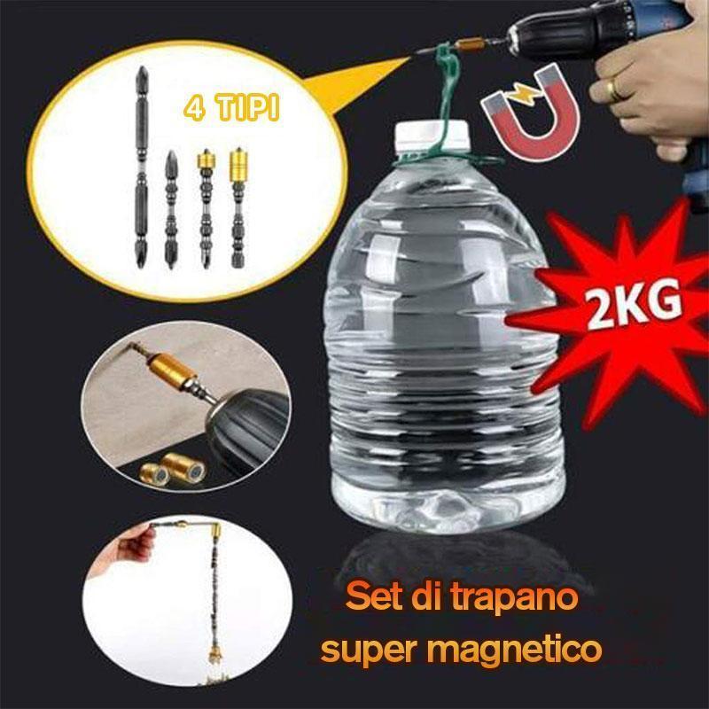 SET DI PUNTE MAGNETICHE PER TRAPANO, 4 ACCESSORI