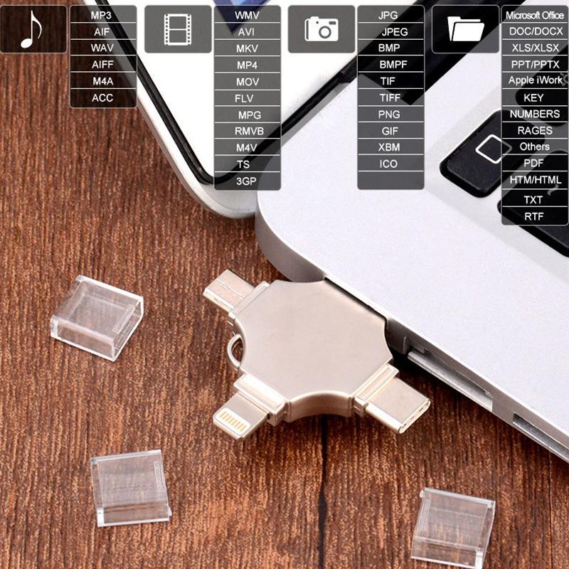 4 in 1 Tragbarer USB-Speicher