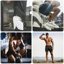 2-in-1 Double-Layer Fitness Schnelltrocknende Hose