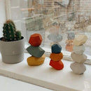 Holz Rock Set Balancierblöcke