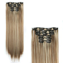 Damenperücke mit langem glattem Haar