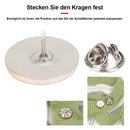 Abnehmbare Hemdknöpfe 10 Stück