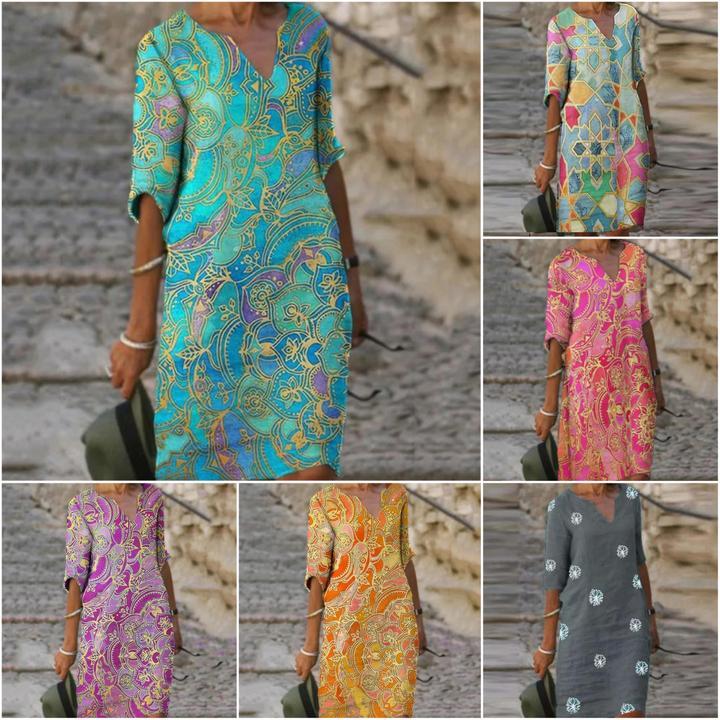 Vintage Boho-Kleid