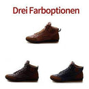 Winter Herren lässig flache Retro Lederstiefel