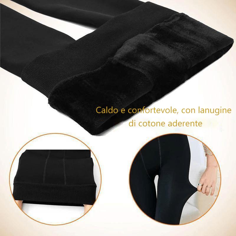 Leggings invernali in velluto da donna