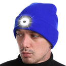 Unisex Winter Warm Strickmütze Head Torch Cap