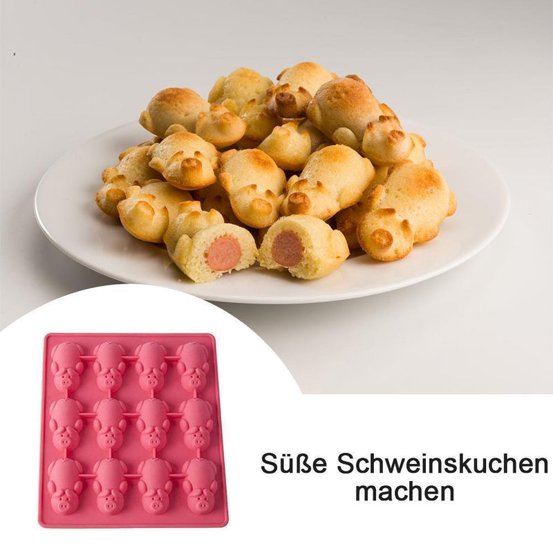 kleines Schwein-Silikonform für backen