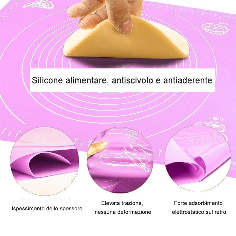 Tappetino in Silicone Antiaderente per l`impasto