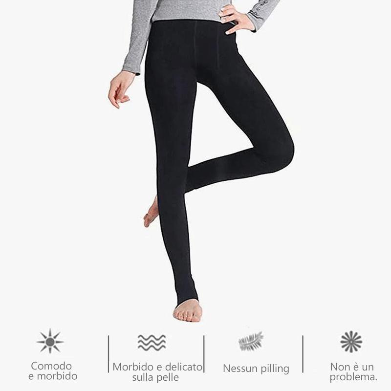 Leggings invernali in velluto da donna