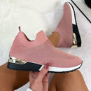 Elegante elastische flache Slip-On-Schuhe