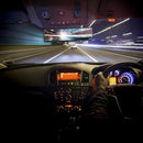 Rückspiegel mit weitem Sichtfeld im Auto