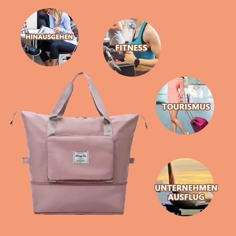Faltbare Reisetasche mit großem Fassungsvermögen
