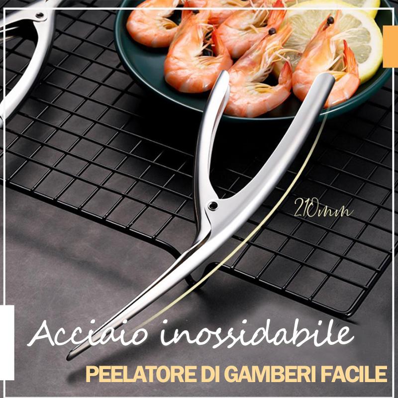 Pelapatate per gamberetti in acciaio inossidabile