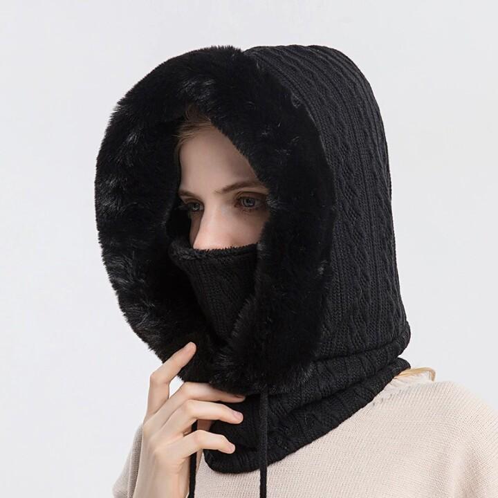 Winter Knit Set Warme, winddichte Unisex-Kappe