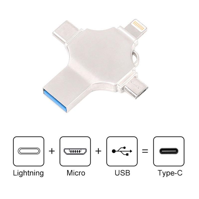 4 in 1 Tragbarer USB-Speicher