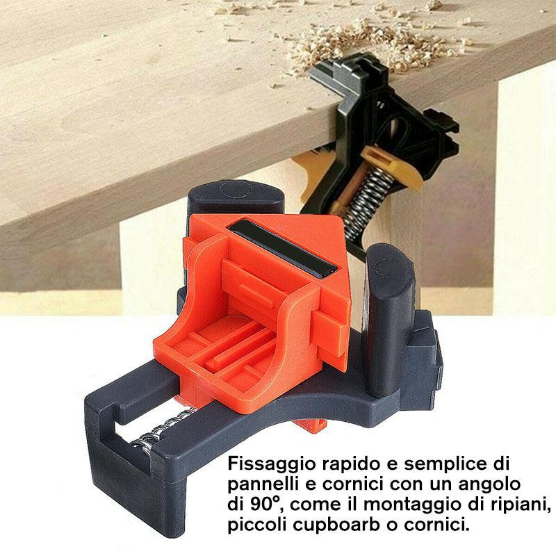 90 ° MORSETTO AUTOMATICO AD ANGOLO RETTO (4PZ)