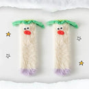 Koralle Samt 3D Socken