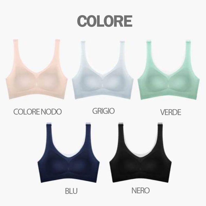 Reggiseno senza cuciture in seta di ghiaccio ultrasottile