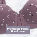 Bequemer und praktischer BH mit Knopfleiste vorne