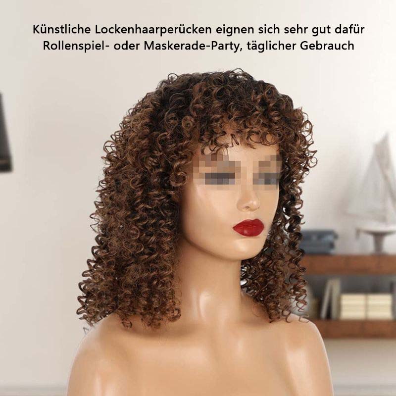 Afrikanische graduelle lange lockige Haarperücken