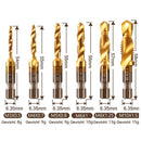 6-teiliges metrisches Gewindebohrer-Kit