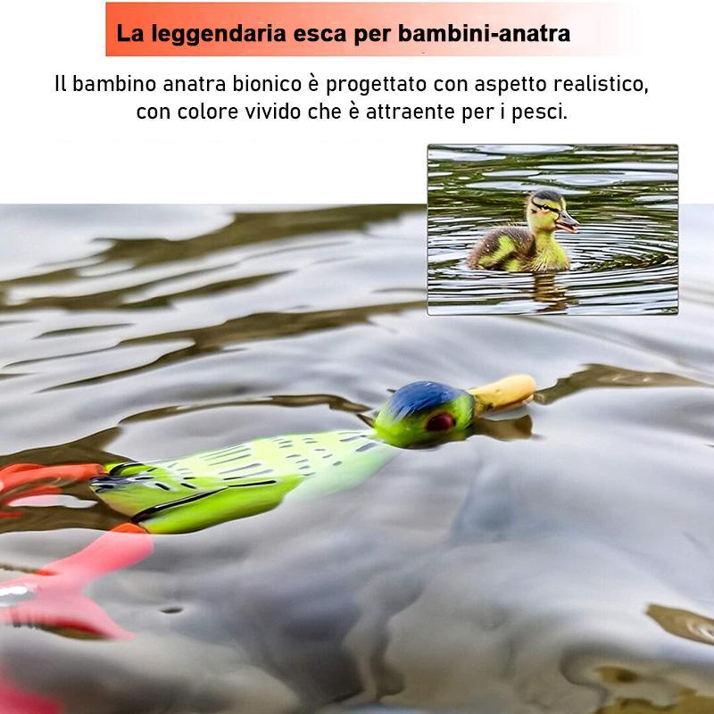 Esca da pesca topwater 3D Duck