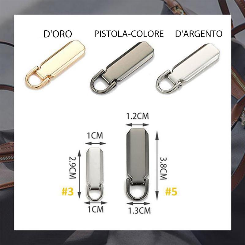 Testa con cerniera staccabile