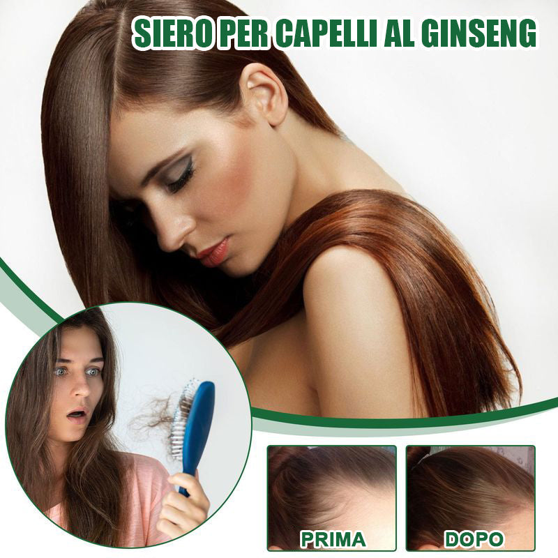 Spray per la crescita dei capelli al ginseng rosso